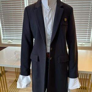 Sleek Designer Navy Blue Blazer